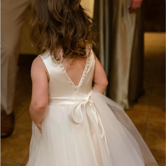 Toddler girls floor length special occasion dress - Picture 6 of 7